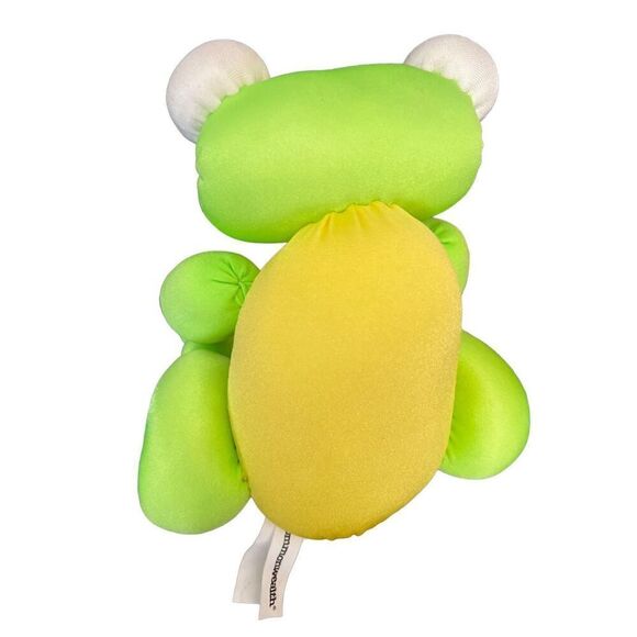 VTG Commonwealth Frog Green Stuffed Animal 10" Long Plush LIMITED - Picture 2 of 7